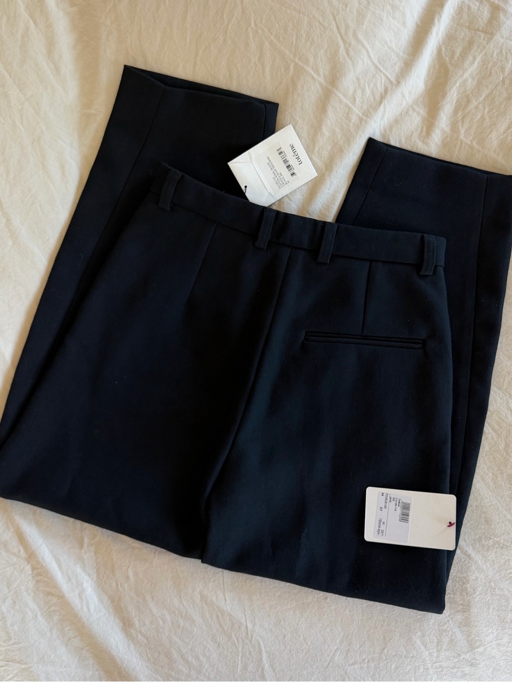 NWT Toteme Cotton Wool Twisted Seam Trousers - Picture 4 of 5